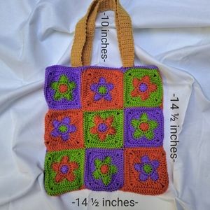 Crochet  Reusable Tote bag